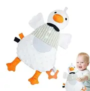 Swan Plush Toy for Baby - Stuffed Duck Animal Hand Puppet | Swan Hugging Pillow, Sensory Snuggle Toy, Sleep Soothers for Birthday, Preschool