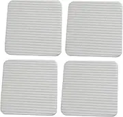 Cabilock 4pcs Skid Carpet Stickers Non Slip Adhesive Rug Fixation for Home Safety Prevent Curling Corners Non Woven for Living Room Bedroom Bathroom