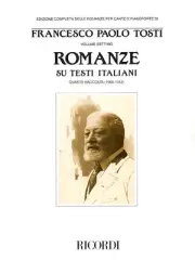 Francesco Paolo Tosti Romanze Vol 7 Vocal & Piano Classical Sheet Music Book