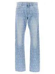 [Versace] Versace-Versace Allover Jeans Celeste-Uomo 31 Light Blue