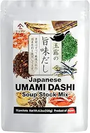 chaganju Dashi Stock (dashi broth, dashi packet), Umami dashi Soup Stock, Use 7carefully selected ingredients, made in Japan, 8g×15pacs【YAMASAN】