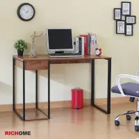 在飛比找蝦皮商城優惠-RICHOME DE262 哈利單抽工作書桌 工作桌 電腦桌