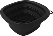 Face Bowl for Ice | Camping Wash Basin | Facial Roller Silicone Reusable Foldable Washing Basin with Build in Cube Tray for Skin Care Kitchen Spa