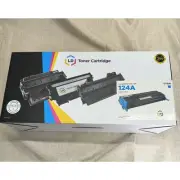 LD Q6001A 124A Cyan Blue Laser Toner Cartridge for HP Printer - Sealed