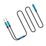 Headset Adapter Converter Headphone Splitter for Pc Earphones Audio