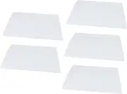 HOLIDYOYO Practical 1mm Thin A4 Size Stickers 5 Pack Advertising Stickers for Memo Pad DIY Projects