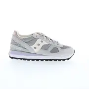 Saucony Shadow Original S1108-872 Womens Gray Suede Lifestyle Sneakers Shoes 7