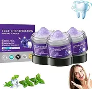 Teeth Restoration Mineral Powder, Mineral Tooth Powder, Teeth Whitening Essence, Oral & Teeth Care Mineral Powder, Fresh Breath. (3)