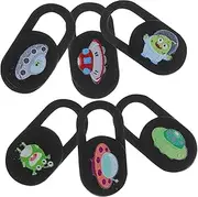 DOITOOL 6 pcs Webcam Cover for Laptop Tablet Slide Privacy Camera Covers for Desktop Mobile Devices Easy Peel Stick Installation Dustproof Residue Removal