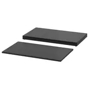 NORDLI Top and plinth, anthracite, 80x47 cm