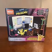Pokemon: Detective Pikachu Mega Construx Kit - Detective Pikachu's Office *New*