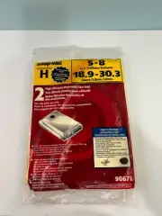 Shop-Vac 5-8 gal High Efficiency Disposable Filter Bags #90671 Sealed 2 Pack OEM