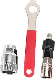 BRIGHTFUFU Professional Bike Crank Extractor Tool Kit with Bottom Bracket Remover and Spanner Essential Bicycle Repair Tools for Easy Crank Arm Removal and Installation