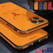 Case For iPhone 16 15 14 Plus 13 12 11 Pro Max Shockproof Leather Silicone Cover