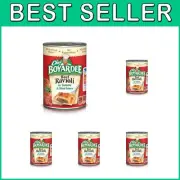 Beef Ravioli - Ready-to-Eat Canned Pasta, 15 oz Pack of 5 for Quick Meals