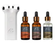 Re Microcurrent Face Lift & Tone Massager + Vitamin C + Retinol + 24K Gold Serum