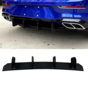 Rear Diffuser Shark Fin Spoiler Lip Wing For VW GOLF 8 MK8 Rline 2020-23 Black (for: Volkswagen)