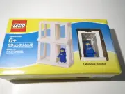 Lego Minifigure Display Presentation Case Box with Bonus Blue Space Minifigure
