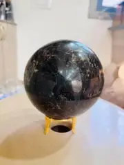 Large 100MM Garnet Sphere Gem Ball Crystal Sphere Home Office Desk Decor