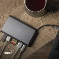 在飛比找PChome24h購物優惠-Moshi Symbus Mini USB-C Hub 七合