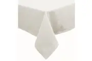 Cotton Blend Table Cloth Marshmallow by Hoydu