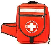 LEINAWERKE 23010 first aid emergency backpack without content, red, without content, 1 piece.
