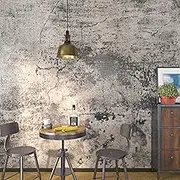 FunStick Grey Cracked Concrete Wallpaper Roll Peel and Stick Matte Concrete Countertop Contact Paper Self Adhesive Removable Vinyl Retro Cement Wall Paper for Bedroom Kitchen Drawers Thick 15.7"x78.7"