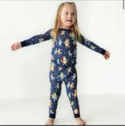 Little Sleepies LS Bluey Dance Mode LS + Pants Pajamas PJ Set Size 5/6 NWT