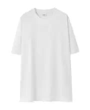 Oak Leaf Crest-embroidered cotton T-shirt M White