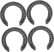 Generic 4pcs Horseshoe Cow Hoof Tools Horse Shoes for Horse Hoof Pliers Horse Farrier Tools Horse Raising Tools Hoof Nail Hoof Repair Tool Horse Shoeing Tools Horse Decor