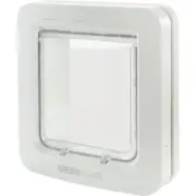 SureFlap Microchip Electronic Pet Door / Dog or Cat Flap in White SUR101