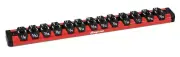Snap on Tools RED 1/4” SAE Lock-A-Socket Magnetic Rail Organizer LAS14SR NEW