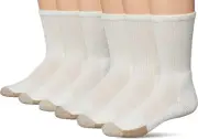 thorlos unisex-adult Tx Max Cushion Crew Tennis Socks, White (6