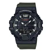 Casio Vintage Home Black and Green Digital Watch HDC700-3A