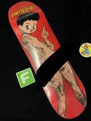 RARE Nyjah Huston Cheeked Up 8.5 Skateboard Deck Element Disorder Hookups