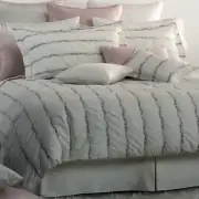 Private Collection Alice Snow SINGLE Bed Quilt Cover Set. Cotton. Luxury Fabric.