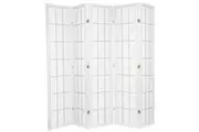 Shoji Room Divider Screen White 5 Panel