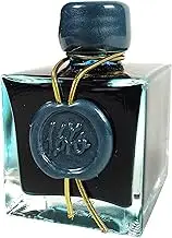 Herbin J. 1670 Anniversary Inks - Gold Sheen 50 ml Bottled - Emerald of Chivor (Emerald Green-Blue Ink)