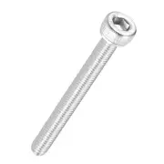 100pcs Socket Head Cap Screws - [M3-0.5 x 30mm] 304 Stainless Steel, Silver