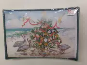 VINTAGE K-Mart Christmas Greeting Cards 18ct Envelopes Christmas ON THE BEACH
