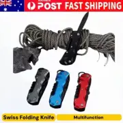 Outdoor Camping Multifunction Swiss Folding Knife Army Survival Tactical Pocket