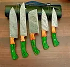 Sharp knife Damascus steel Professional chef kitchen knives set Gift for him her