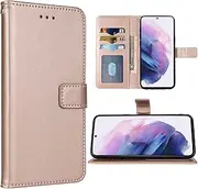 Compatible with iPhone 14 Pro Max 6.7 inch Wallet Case Wrist Strap Lanyard and Leather Flip Card Holder Stand Cell Accessories Mobile Phone Cover for S 23 23S GS23 G5 SM-S911U 6.1 inch Women Men Pink