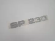 SEA DOO SP 230 RAISED DECAL SILVER 11 1/2" L X 1 5/8" W MARINE BOAT