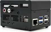 KKSB Cases KKSB Case for Raspberry Pi 5 – Compatible with IQaudio DAC+ and IQaudio DAC Pro Sound Cards for Raspberry Pi