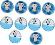 NAMOARLY 10pcs Crystal Ball Bouncy Balls for Bounce Ball for Jumping Balls Elastic Crystal Balls Plaything Jumping Ball Synthetic Rubber