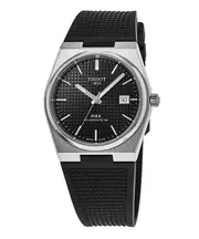 Tissot PRX T-Classic Powermatic 80 Swiss Made Rubber Strap Black 100M Mens Watch