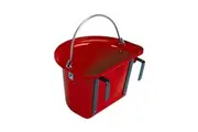 Stubbs Plastic Portable Manger/Grooming Bucket (Red) (15L)