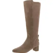 Cole Haan Womens Go-To Block Boot 45 Mixed Media Knee-High Boots Shoes BHFO 2159