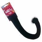 Black Plush Animal Tail Costume Accessory Child One Size